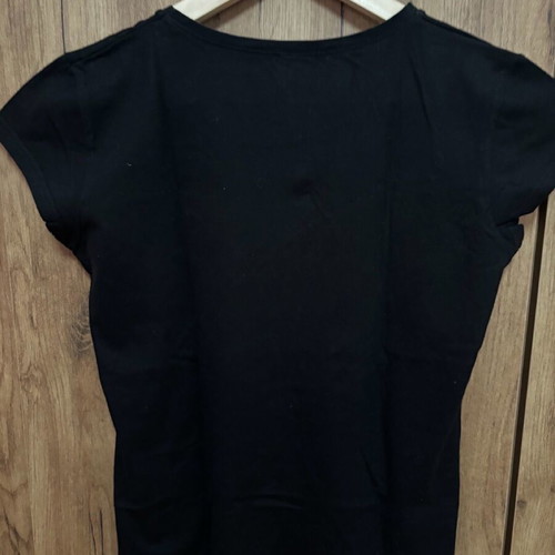 Short-sleeve shirt used, Greek made, 100% cotton, black