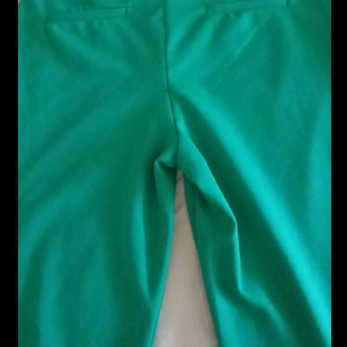 Women's pants like new, green, size XL