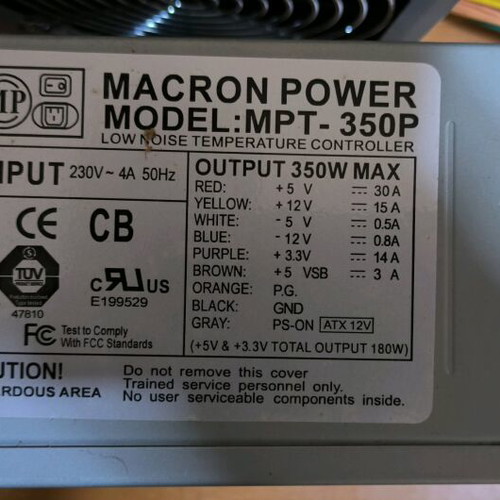 Computer power supplies used, pack of 4, low power