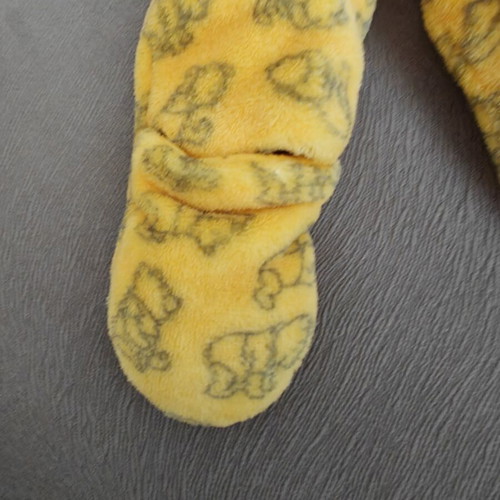 Winnie the Pooh Baby Romper like new with hood