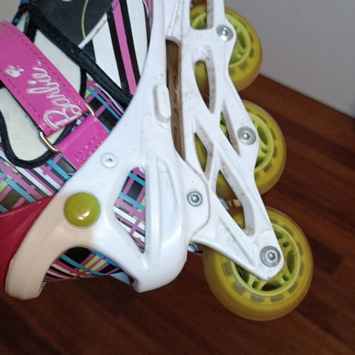 Barbie by Powerslide inline rollers used, adjustable size 33-37