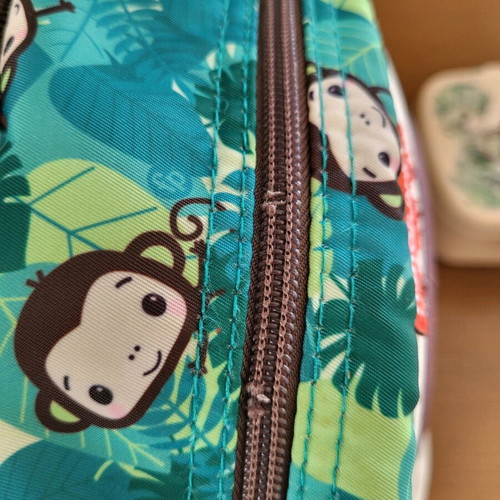 Fisher Price kindergarten backpack with monkey design and lunchbox gift
