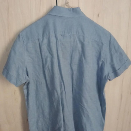 Benetton short-sleeve shirt turquoise like new, size S/M