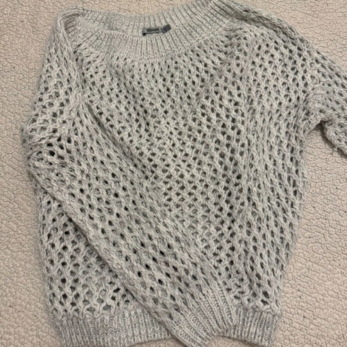 Stradivarius knitted sweater gray like new