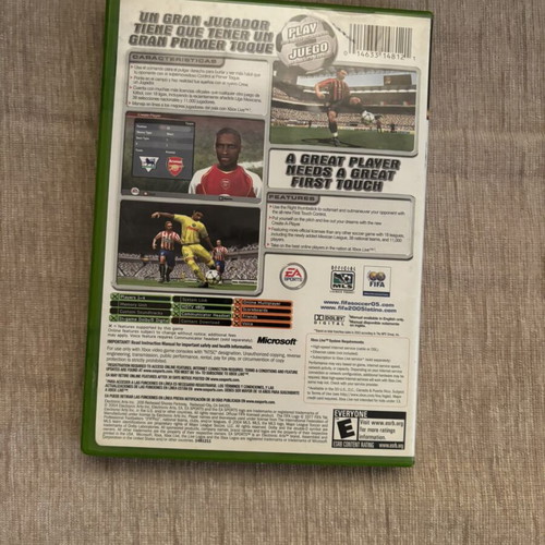 FIFA 2005 Xbox Original NTSC game, American full version