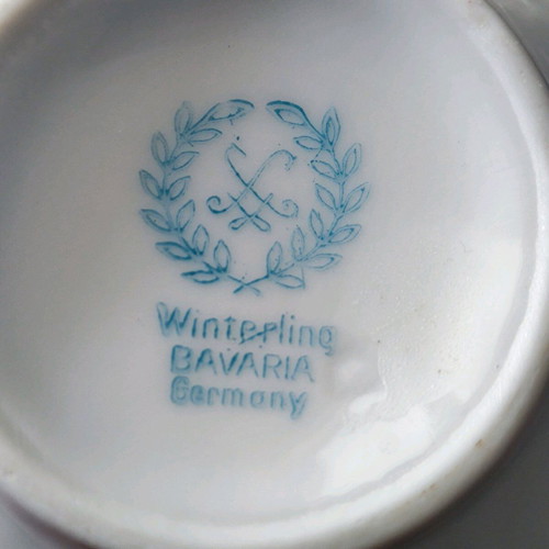 Winterpling Bavaria teapot like new with vintage milk jug
