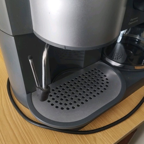 Krups coffee maker used for French coffee, espresso and cappuccino