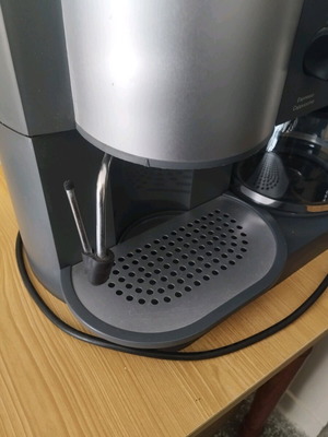 Krups coffee maker used for French coffee, espresso and cappuccino