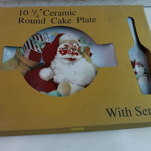 Christmas platter with spatula new