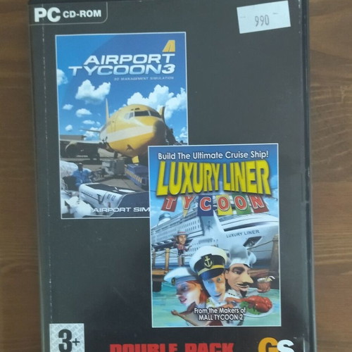 Airport Tycoon 3 and Luxury Liner Tycoon PC used games