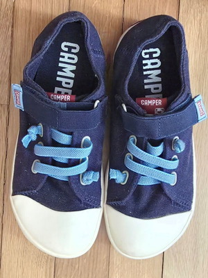 Camper παιδικά πάνινα παπούτσια casual νούμερο 33, καινούργια, άσπρα και μπλε