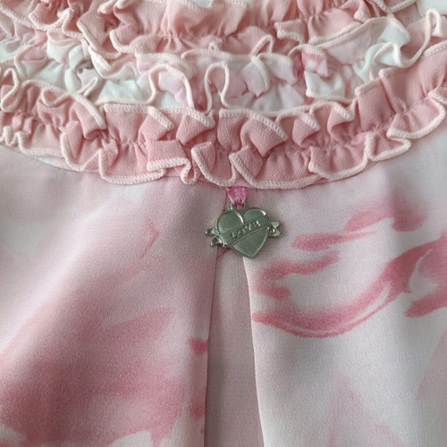 Evita pink girl dress like new, size 10 years