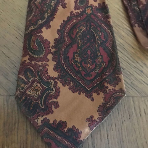 Emprime men's tie handmade new with patterns