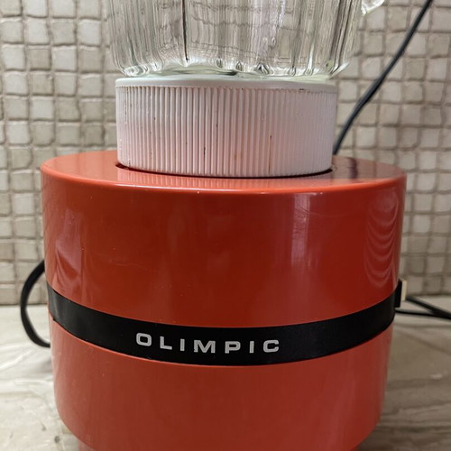 Vintage Olimpic Electric Blender 1970s with Glass Bowl 1L like new