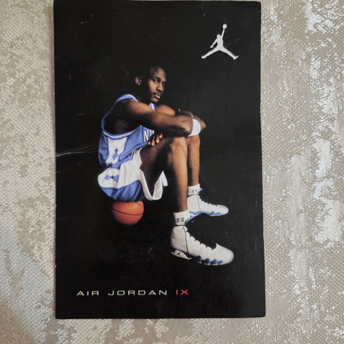 Nike Air Jordan 9 Retro card used, authentic 2002