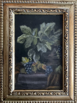 Still life ελαιογραφία καινούργια, με κορνίζα, 10x15 εκ.