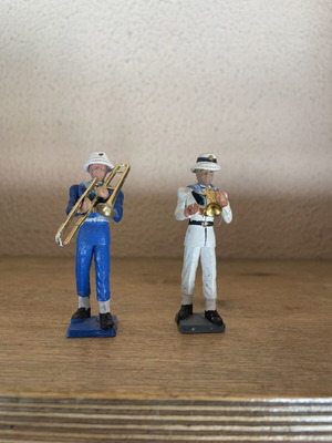 Military Navy Band Musician Figures like new, Athens