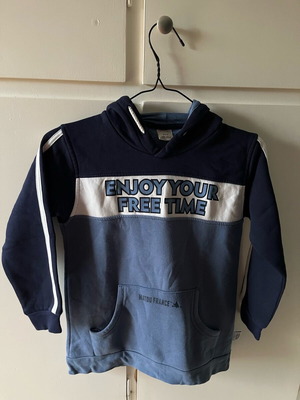 Boy's blue sweatshirt 140cm 10 years used Matoufrance