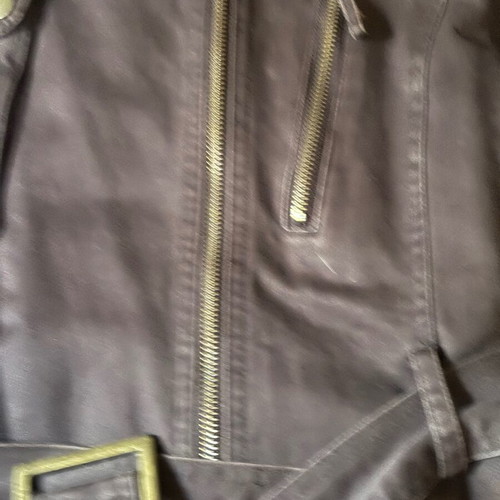 Benetton women's jacket like new with fur collar
