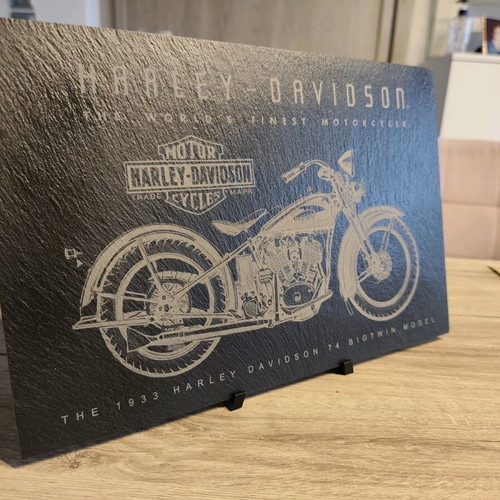 Decorative Harley-Davidson 1933 Big Twin slate plaque new