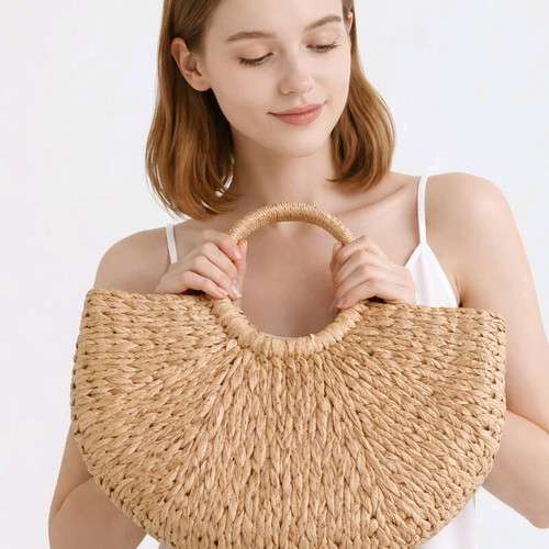 Summer Beach Bag like new, beige handbag