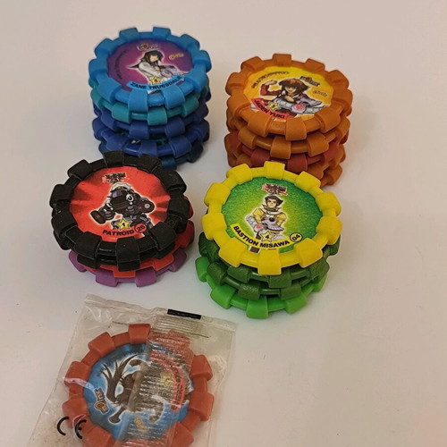 Yu-Gi-Oh Boinx collectible tags set of 19 used