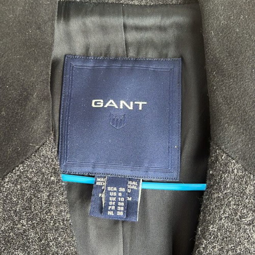 Gant wool jacket gray women's like new, size S