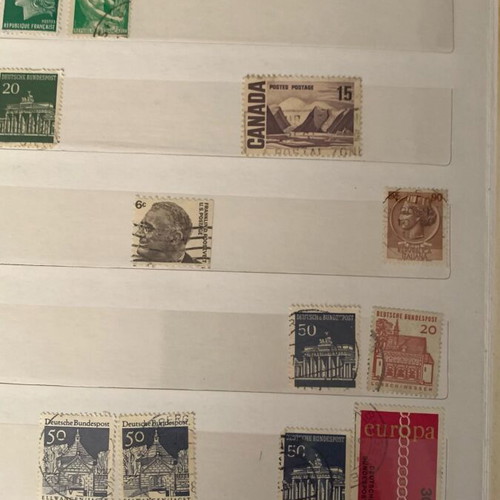 Stamp album used