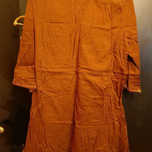 Mad Hat tunic size M/L like new, brown and orange with side cuts