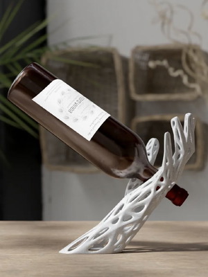 Design βάση κρασιού "Χέρι" καινούργια με minimal παραμετρικό σχεδιασμό