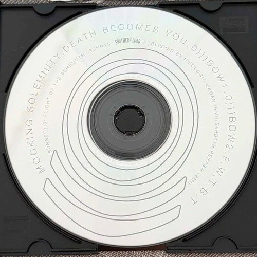 Sunn O))) Flight of the Behemoth Promo CD, Southern Lord, metal
