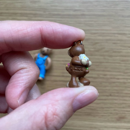 Kellogg’s Teddy Dad Bear 1995 figure used with small Nici bear gift
