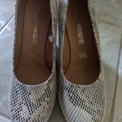 Wedge platform shoes like new, size 37.5-38