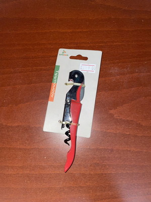 Spring red wine corkscrew