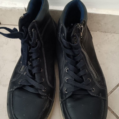 Men's shoes dark blue, like new, size 44, casual