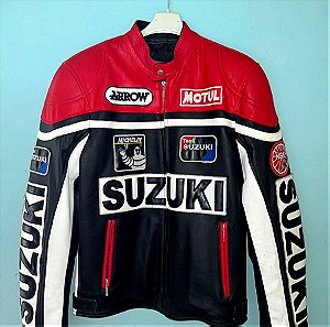 racing Suzuki leather jacket