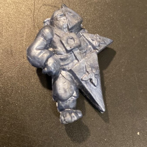 El Greco Panosh Exogini Ninja Mites Triangolo Metallic Blue figure like new