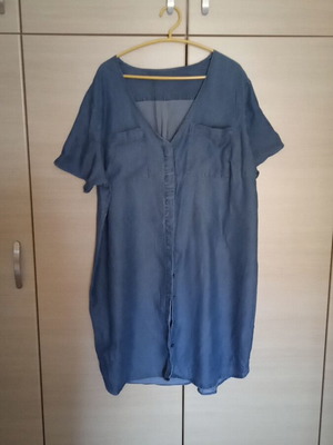 Women's Thin Cotton Jean Dress like new, size XXL