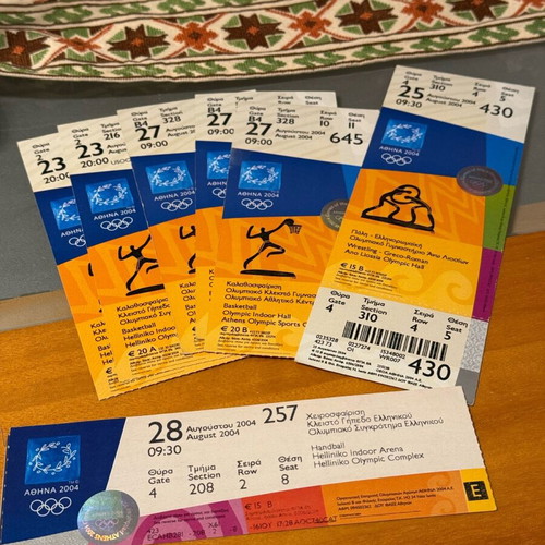 Olympic Games 2004 tickets like new