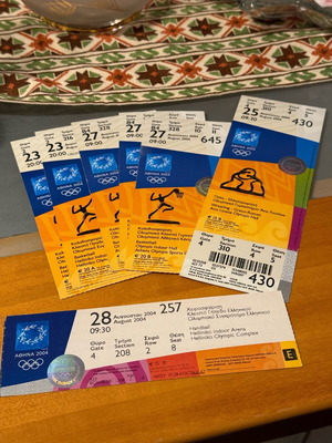 Olympic Games 2004 tickets like new