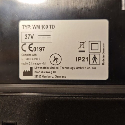 Löwenstein Prisma WM 100 TD sleep apnea device like new