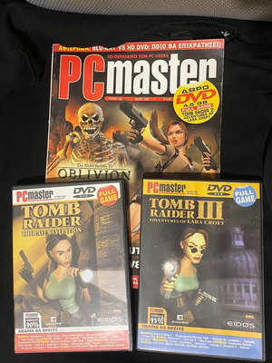 Tomb Raider PC Master magazine and games in perfect condition