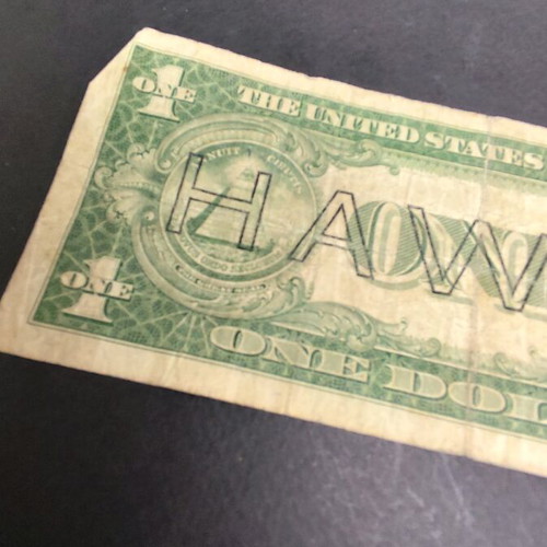 1 dollar Hawaii 1935 used