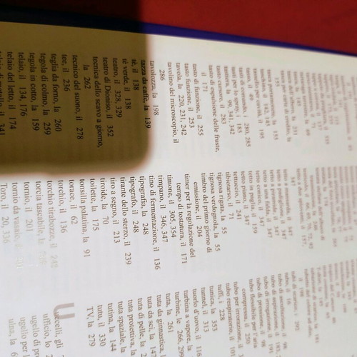 Large illustrated dictionary in six languages like new