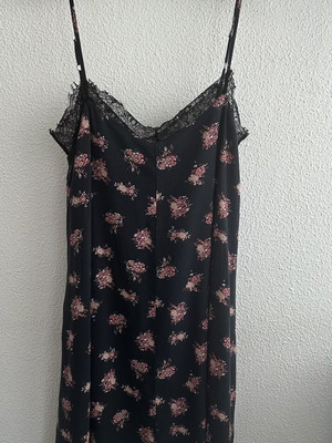 Attrattivo lingerie style dress black floral used