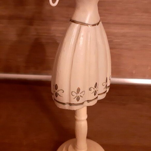 Jewelry doll stand like new, wooden