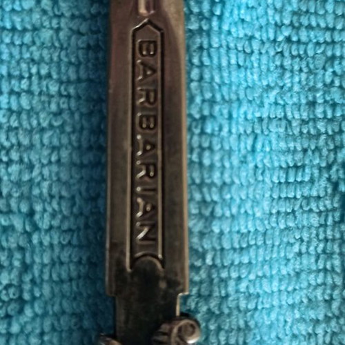 Barbarian paper cutter like new sword design