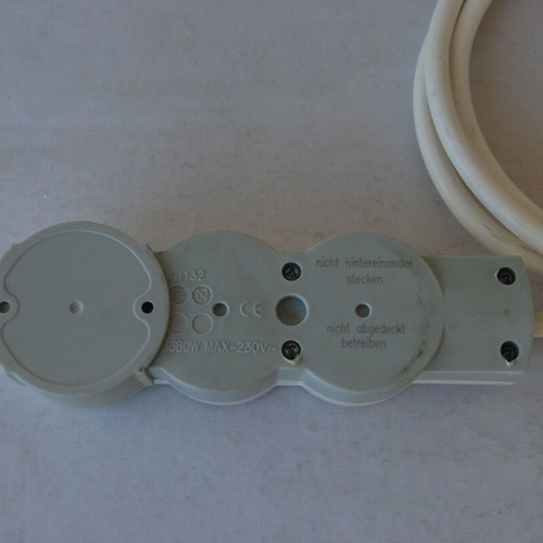 Legrand 3-Outlet Power Strip, 1.5m cable