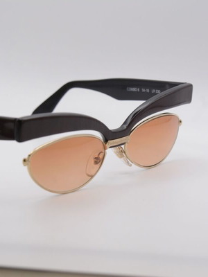 Robert La Roche Combo 6 Vintage Sunglasses Pristine Dark Brown Gold