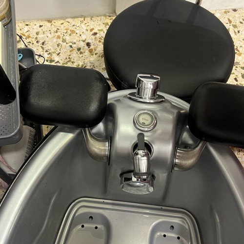 Pedicure chair used with massage function and remote control